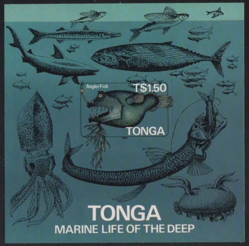 Tonga 1985 - Mi-Nr. Block 6 B ** - MNH - Fische / Fish