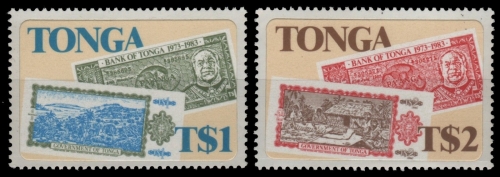 Tonga 1983 - Mi-Nr. 859-860 ** - MNH - Bank von Tonga