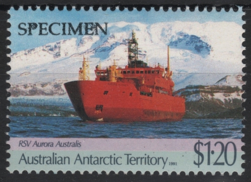 AAT / Austral. Antarktis 1991 - Mi-Nr. 89 ** - MNH - SPECIMEN - Schiffe / Ships