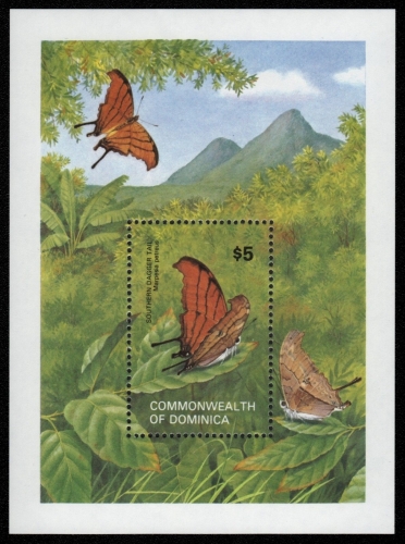 Dominica 1982 - Mi-Nr. Block 76 ** - MNH - Schmetterlinge / Butterflies
