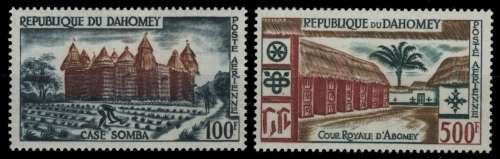 Dahomey 1960 - Mi-Nr. 173-174 ** - MNH - Gebäude
