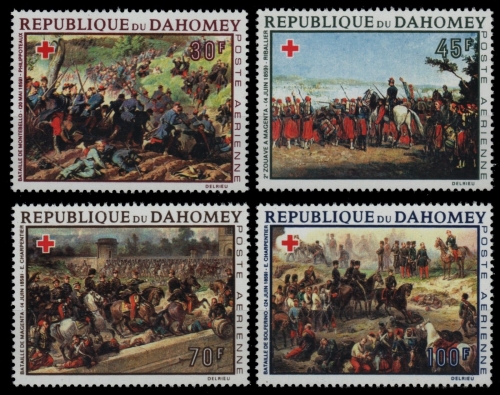 Dahomey 1968 - Mi-Nr. 352-355 ** - MNH - Rotes Kreuz / Red Cross
