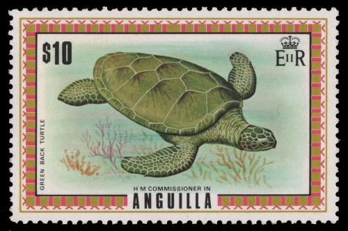 Anguilla 1975 - Mi-Nr. 216 ** - MNH - Schildkröten / Turtles