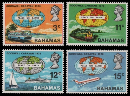 Bahamas 1970 - Mi-Nr. 308-311 ** - MNH - Transport