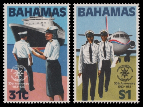 Bahamas 1983 - Mi-Nr. 538-539 ** - MNH - Zoll