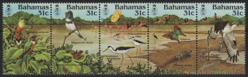 Bahamas 1984 - Mi-Nr. 570-574 ** - MNH - Vögel / Birds