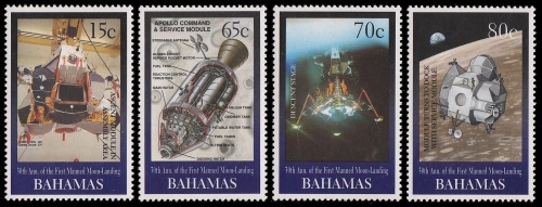 Bahamas 1999 - Mi-Nr. 1000-1003 ** - MNH - Raumfahrt / Space