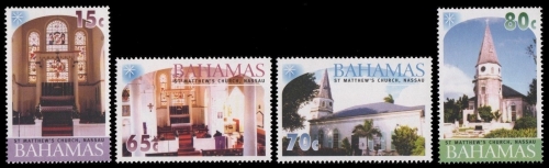 Bahamas 2003 - Mi-Nr. 1159-1162 ** - MNH - Kirche / Church