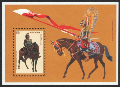 Barbuda 1998 - Mi-Nr. Block 298 ** - MNH - Pferde / Horses
