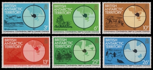 BAT / Brit. Antarktis 1982 - Mi-Nr. 88-93 ** - MNH - Gondwanaland