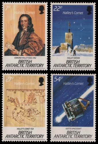 BAT / Brit. Antarktis 1986 - Mi-Nr. 132-135 ** - MNH - Halleyscher Komet