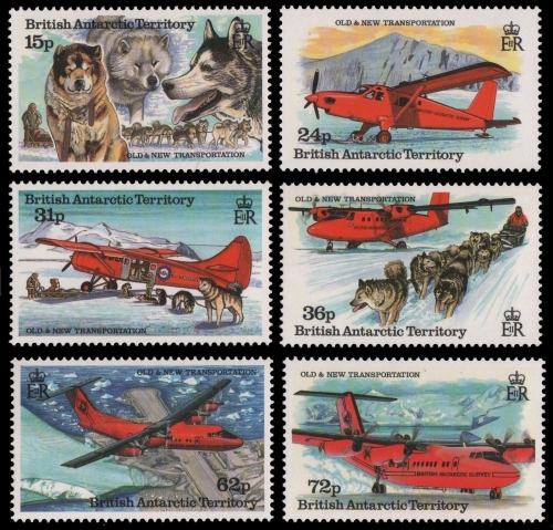 BAT / Brit. Antarktis 1994 - Mi-Nr. 225-230 ** - MNH - Flugzeuge / Airplanes