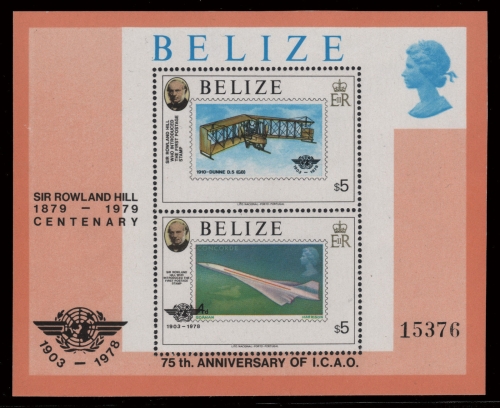 Belize 1979 - Mi-Nr. Block 8 ** - MNH - Flugzeuge / Airplanes