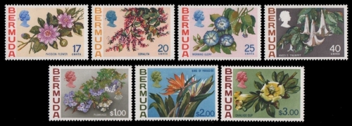 Bermuda 1975 - Mi-Nr. 311-317 ** - MNH - Blumen / Flowers