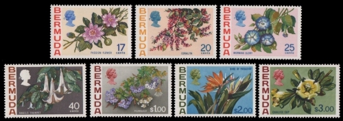 Bermuda 1975 - Mi-Nr. 311-317 ** - MNH - Blumen / Flowers