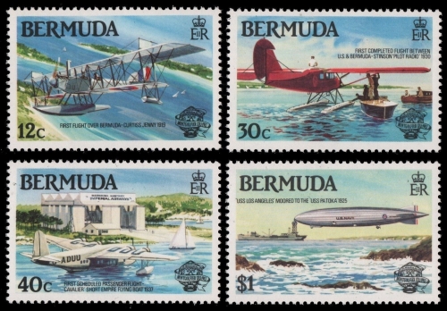 Bermuda 1983 - Mi-Nr. Mi.Nr. 430-433 ** - MNH - Flugzeuge / Airplanes