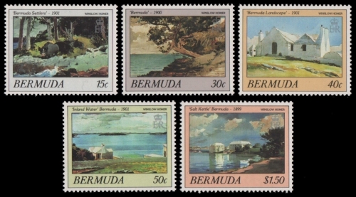 Bermuda 1987 - Mi-Nr. 503-507 ** - MNH - Gemälde / Paintings