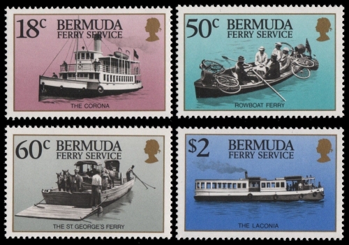 Bermuda 1989 - Mi-Nr. 540-543 ** - MNH - Schiffe / Ships