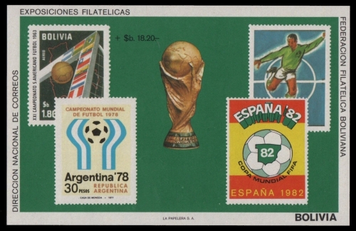 Bolivien 1979 - Mi-Nr. Block 83 ** - MNH - Fußball / Soccer, football