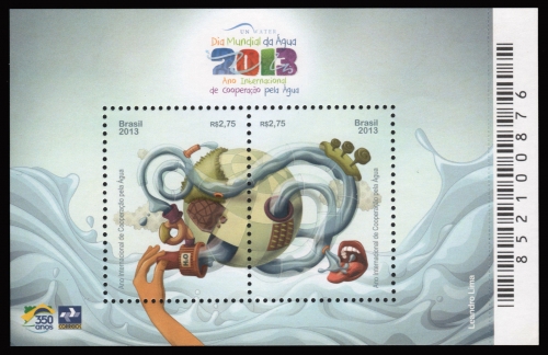 Brasilien 2013 - Mi-Nr. Block 162 ** - MNH - Wasserkooperation