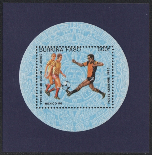 Burkina Faso 1985 - Mi-Nr. Block 94 ** - MNH - Fußball / Soccer, football