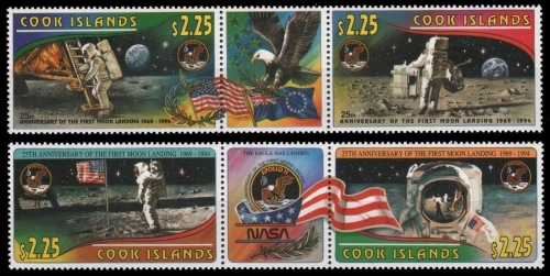 Cook-Inseln 1994 - Mi-Nr. 1404-1407 ** - MNH - Raumfahrt / Space