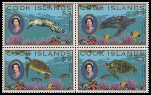 Cook-Inseln 2007 - Mi-Nr. 1595-1598 ** - MNH - Schildkröte / Turtles