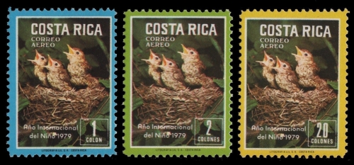Costa Rica 1979 - Mi-Nr. 1029-1031 ** - MNH - Vögel / Birds