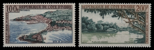 Elfenbeinküste 1962 - Mi-Nr. 248-249 ** - MNH - Landschaften