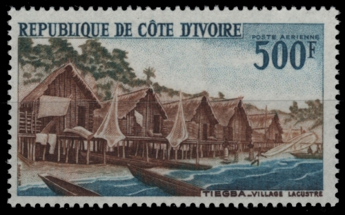 Elfenbeinküste 1968 - Mi-Nr. 333 ** - MNH - Bauwerke
