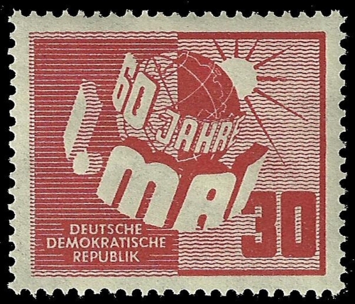 DDR 1950 - Mi-Nr. 250 ** - MNH - mit herstellungsbedingten Kalanderbügen