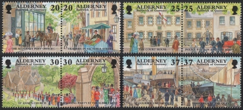 Alderney 1998 - Mi-Nr. 121-128 ** - MNH - Geschichte / History