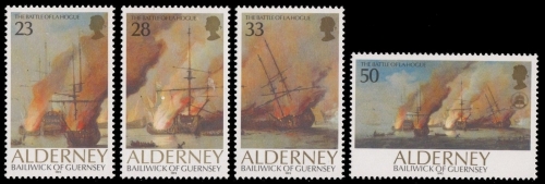 Alderney 1992 - Mi-Nr. 55-58 ** - MNH - Schiffe / Ships