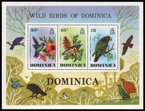 Dominica 1976 - Mi-Nr. Block 36 ** - MNH - Vögel / Birds