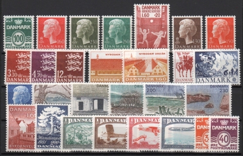 Dänemark 1981 - in den Hauptnummern kompletter Jahrgang - ** - MNH