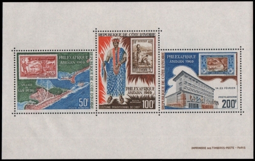 Elfenbeinküste 1969 - Mi-Nr. Block 4 ** - MNH - Philexafrique
