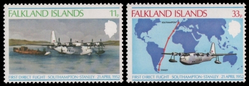 Falkland 1978 - Mi-Nr. 270-271 ** - MNH - Flugzeuge / Airplanes
