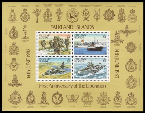 Falkland 1983 - Mi-Nr. Block 3 ** - MNH - Schiffe, Flugzeuge / Ships, Airplanes