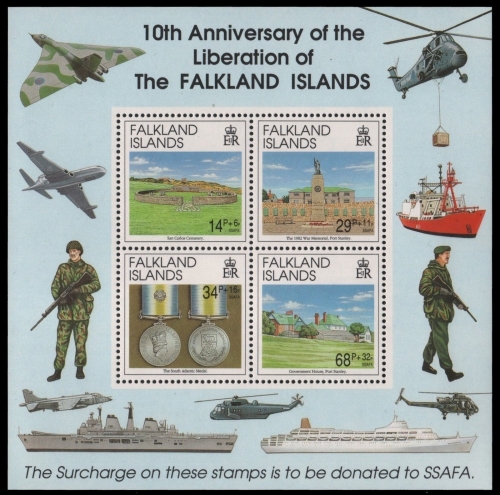 Falkland 1992 - Mi-Nr. Block 9 ** - MNH - Militär / Military