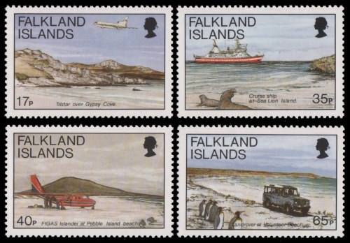Falkland 1994 - Mi-Nr. 626-629 ** - MNH - Transport