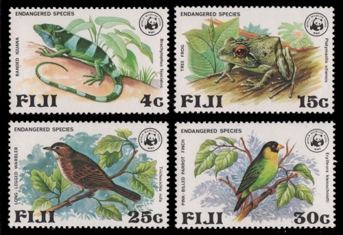 Fidschi 1979 - Mi-Nr. 387-390 ** - MNH - Vögel / Birds