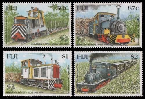 Fidschi 1999 - Mi-Nr. 894-897 ** - MNH - Eisenbahn / Train