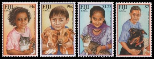 Fidschi 2001 - Mi-Nr. 966-969 ** - MNH - Haustiere / Pets
