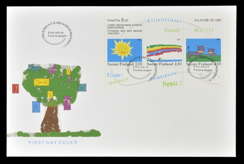 Finnland 1991 - Mi-Nr. Block 7 - Kinderzeichnungen - FDC