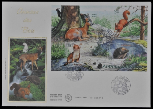 Frankreich 2001 - Mi-Nr. lock 25 - Luxus FDC - Tiere