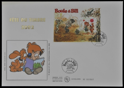Frankreich 2002 - Mi-Nr. Block 27 - Luxus FDC - Comic