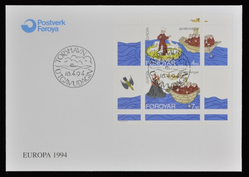 Färöer 1994 - Mi-Nr. Block 7 - EUROPA - FDC