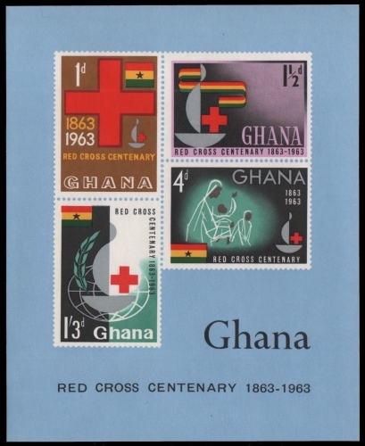 Ghana 1963 - Mi-Nr. Block 8 ** - MNH - Rotes Kreuz / Red Cross