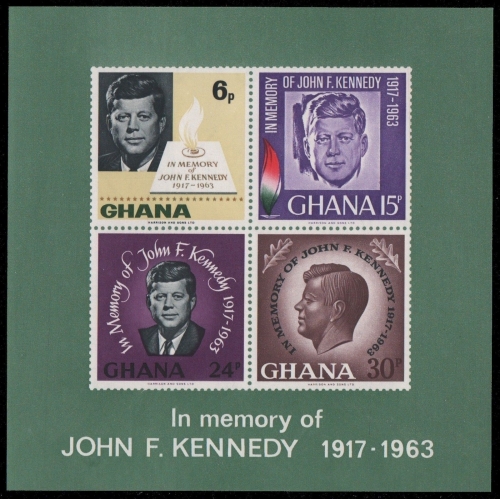 Ghana 1965 - Mi-Nr. Block 19 ** - MNH - Kennedy