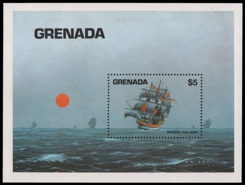 Grenada 1984 - Mi-Nr. Block 128 ** - MNH - Schiffe / Ships